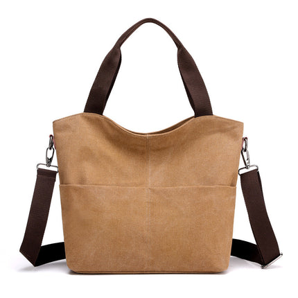 Korean Big Canvas Tote Handbags