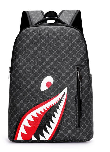 Shark Design Business Backpack | Large Capacity Waterproof Street Travel Bag (36–55L)