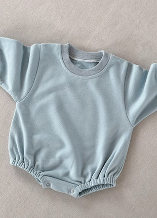 Baby Cotton Winter Onesie – 0–24 Months