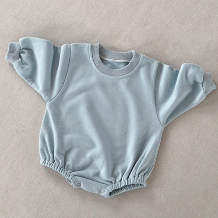 Baby Cotton Winter Onesie – 0–24 Months