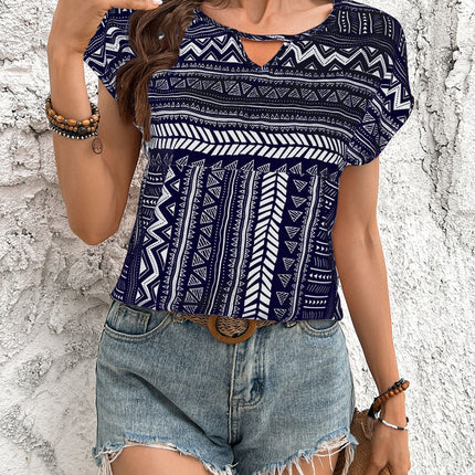 Round Neck Short-sleeved Shirt