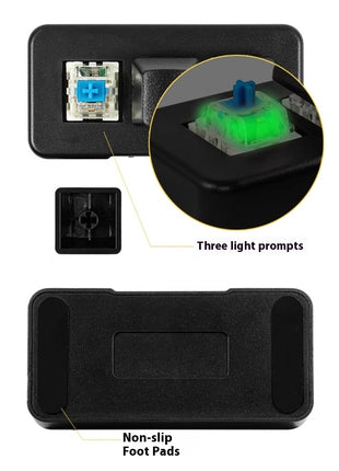 マクロプログラマブルミニPCゲーミングキーボード – 3キー USB/ワイヤレス