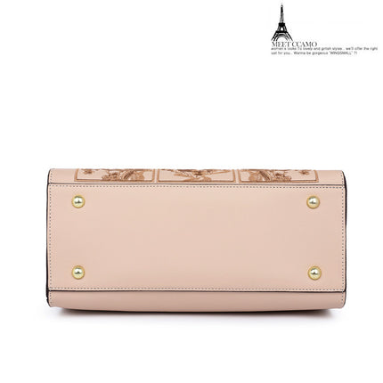 Retro Embroidered Shoulder Crossbody Handbag