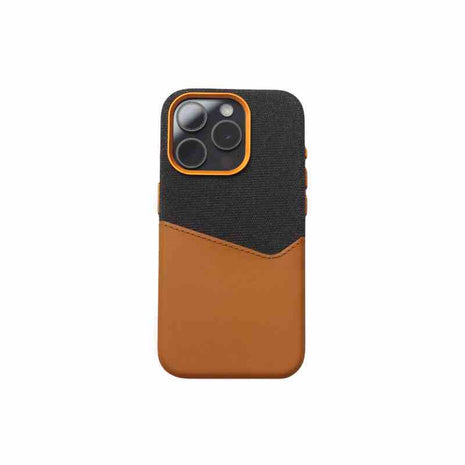 iPhone 12/13/14/15/16 Double Card Leather Magnetic Phone Protective Case Personalized Business Style