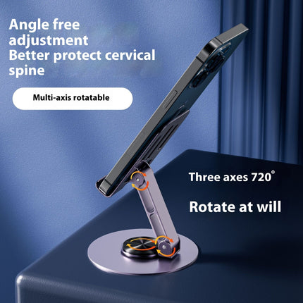360 Degree Rotation Adjustment Folding Lazy Tablet Phone Holder