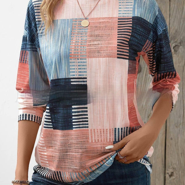 Round Neck Long Sleeve Sweater