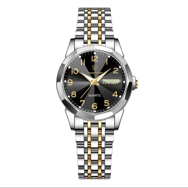 Double Calendar Waterproof Watch