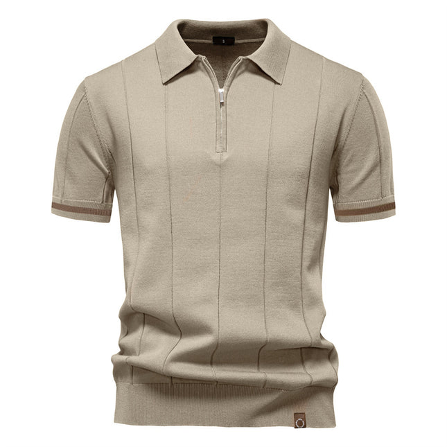 Fashion New Business Casual Short Sleeve Polo