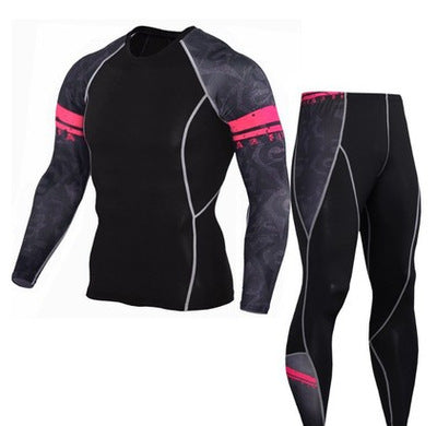 Long Sleeve & Pants Gym Suit