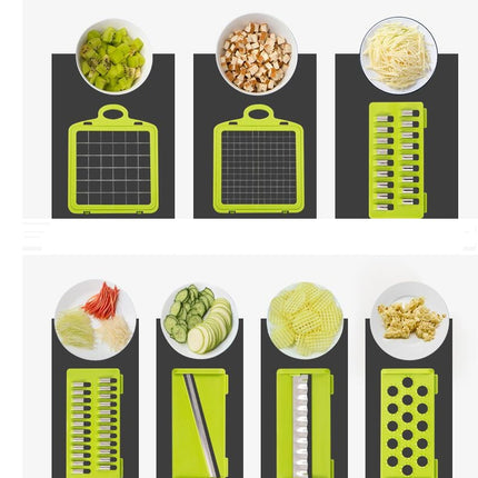 7-in-1 Multifunctional Vegetable & Fruit Cutter – Slicer, Dicer & Chopper
