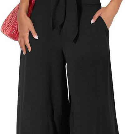 High Waist Slim-fit Wide-legged Pants Suit