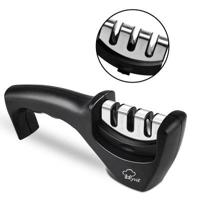 Diamond Tungsten Steel Knife Sharpener + Free Replacement