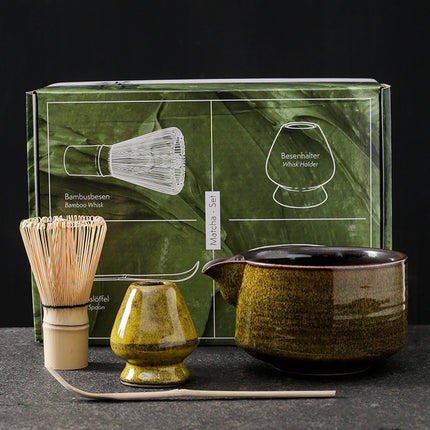 7-piece Japanese Kiln-Fired Matcha Ritual Set