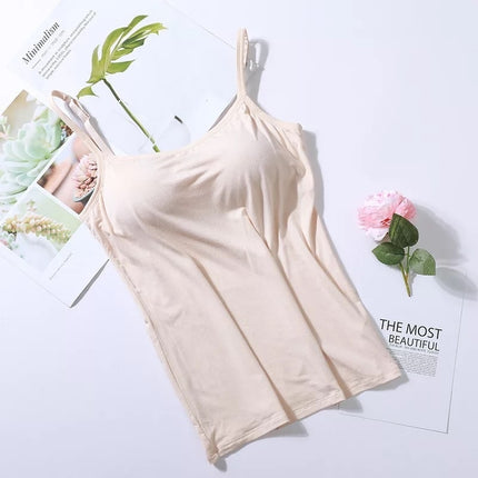 Modal Long Sling Vest Inner Wear-free Bra Top