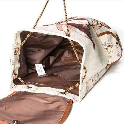 LOVELY CAT DRAWSTRING BACKPACK