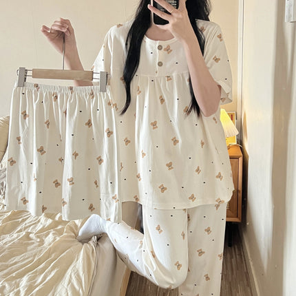 3-piece Cotton Pyjamas Set