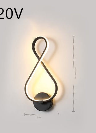 مصباح جداري نورديك LED 220 فولت