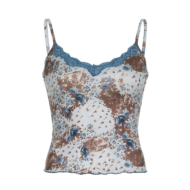 Floral Lace Vest Top