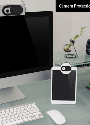 غطاء بلاستيكي لحماية الكاميرا من المتلصصين ومضاد للاختراق لأجهزة الكمبيوتر المحمول والتابلت والجوال