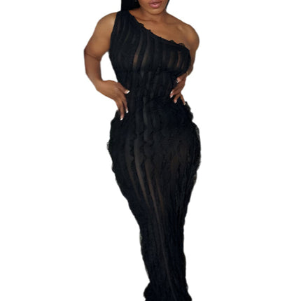 Backless High Waist Sheath Dress