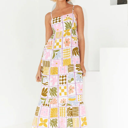 Stylish Back Cutout Sling Dress