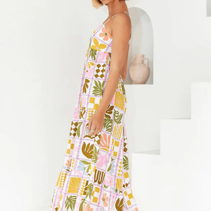 Stylish Back Cutout Sling Dress