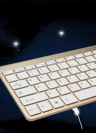 2.4Gワイヤレスキーボードとマウス ポータブルミニキーボードマウスコンボセット ノートパソコン、Mac、デスクトップPC、スマートテレビ、PS4用