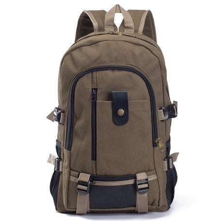 Canvas Student Backpack | Large Capacity School & Travel Bag