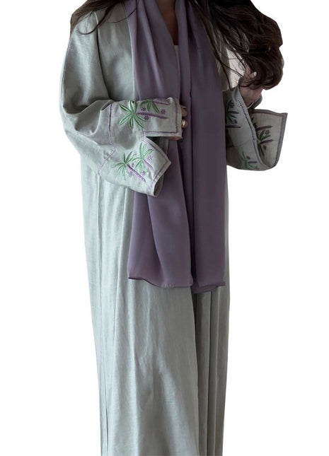 Abaya bordada
