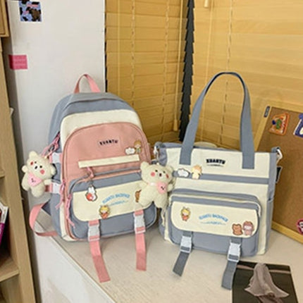 Korean Style Fashion All-match Large Capacity Backpack Set