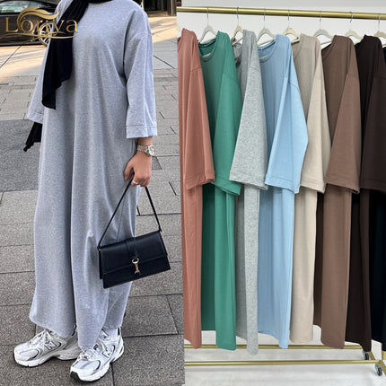 Elegant Plain Abaya