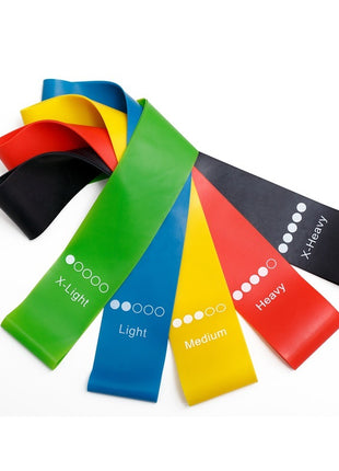 Yoga Resistance Rubber Bands Indoor Outdoor Fitness Equipment Pilates Training Workout Elastic Bands