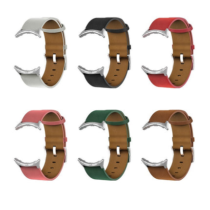 Applicable to Google Watch Straight Interface Leather Strap