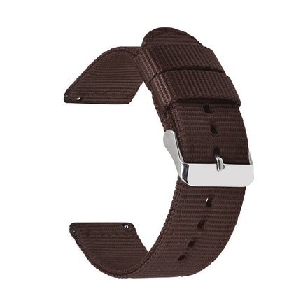 Solid Nylon Canvas Watch Strap