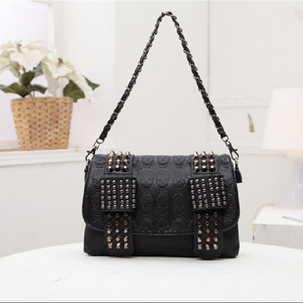 Fashion Black Leather Bags