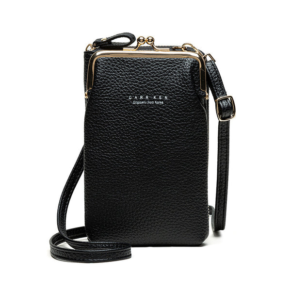 Lychee Pattern Diagonal Shoulder Purse Bag