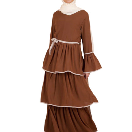 Layers Abaya with Headscarf