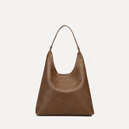 Casual Faux Leather Tote Bag