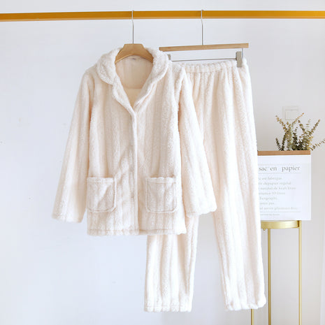 Pijama Sencillo de Forro Polar Coral
