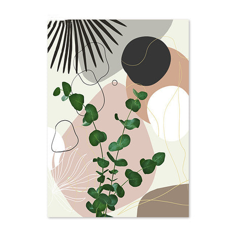 Hoja de planta tropical - 60x80 cm