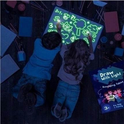3D Magic Light Drawing Pad™ – Educational Glow Sketch Board