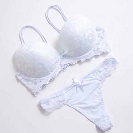 Lace Bra and Thong Set