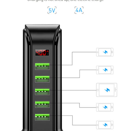 USB Five-Port Smart Charger