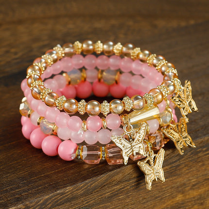 Crystal Multi-layer Beaded Bracelet