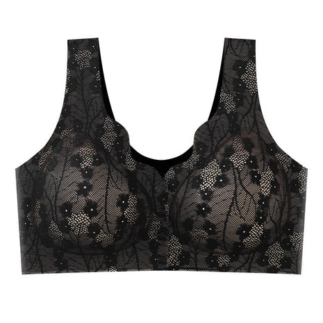 Seamless Front Buckle Underwear Plus Size Bra