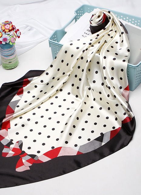 High-end Versatile Vintage Printed Workplace Scarf