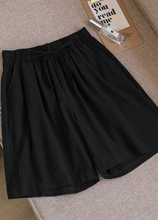 コットンリネンショートパンツ