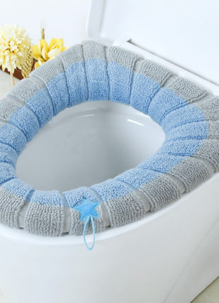 Elastic Thickened Toilet Seat Cushion – Fits O, U & V-Shaped Seats