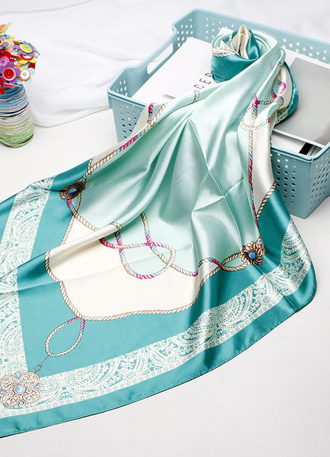 High-end Versatile Vintage Printed Workplace Scarf