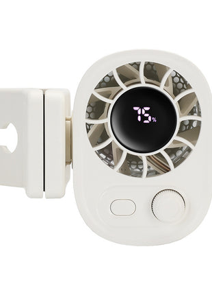 Portable Clip Fan – USB Rechargeable, Adjustable, and Quiet Cooling